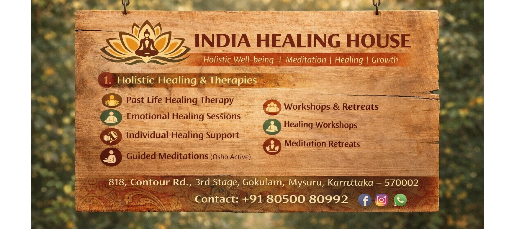 India Helaing House 